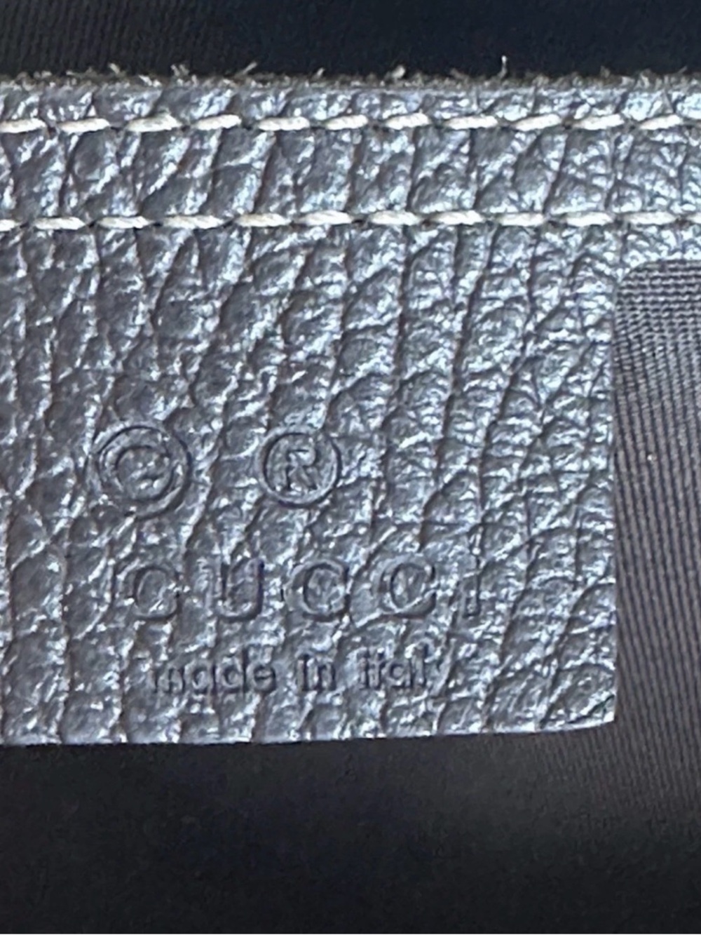 Authentic Gucci GG Monogram Tote Bag Beige/Brown Canvas & Leather – Like New - Picture 8 of 11